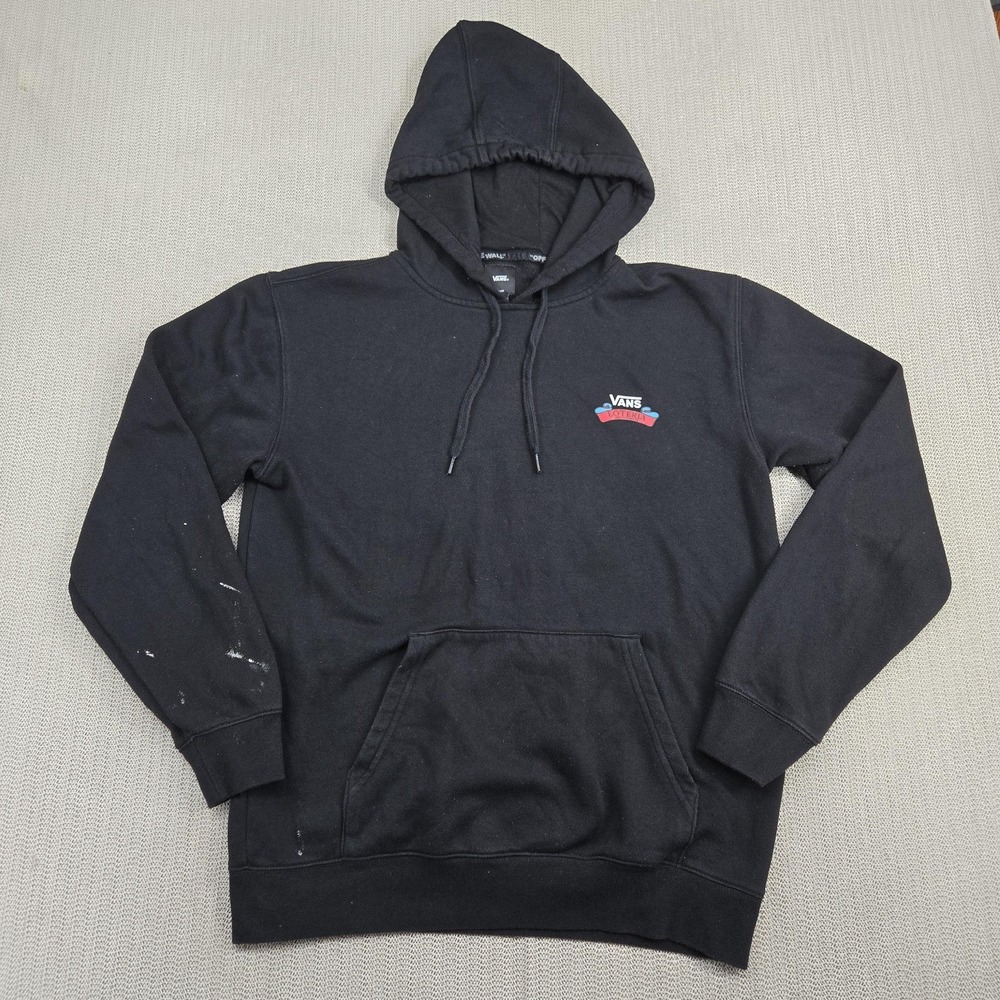 Vans Hoodie Sweatshirt Mens Medium Black Loteria Don Clemente El Papel Picado